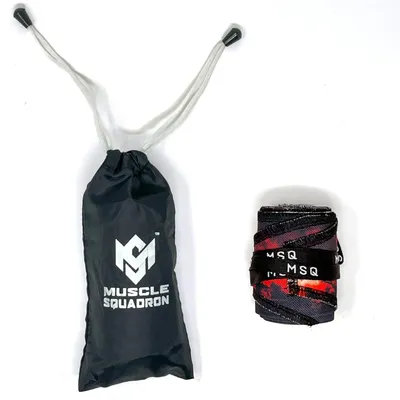 Crimson Wave wrist wraps for calisthenics - Dips and pushing strength