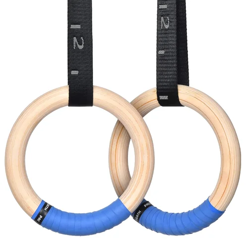 PACEARTH Wooden Gymnastic Rings - gymnastic rings available on Amazon India
