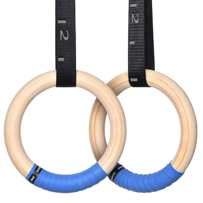 PACEARTH Wooden Gymnastic Rings - available on Amazon India