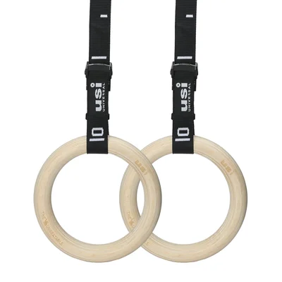USI UNIVERSAL Wooden Gymnastics Rings - available on Amazon India