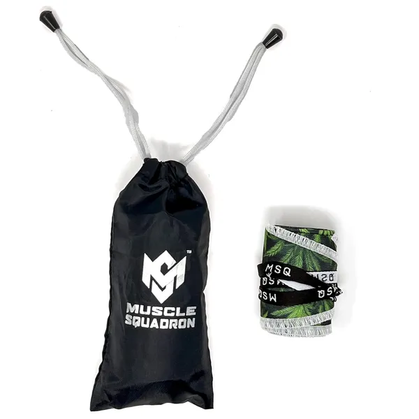 Leafy Rush wrist wraps for calisthenics - Outdoor and park training